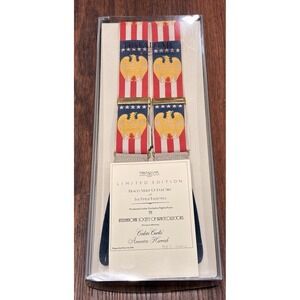 Vintage Trafalgar Braces Suspenders Calvin Curtis America Hurrah New In Box RARE
